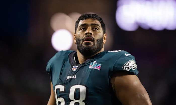 Philadelphia Eagles offensive tackle Jordan Mailata is in his fourth NFL season.